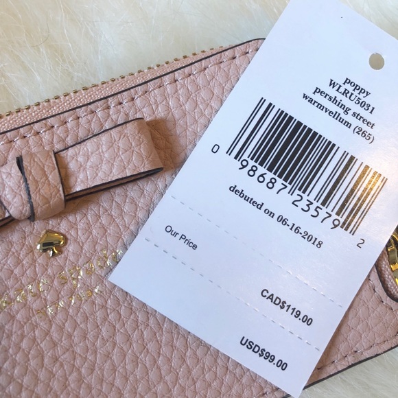 Kate Spade Pink Card Holder/ Wallet/ Keychain - Picture 4 of 4